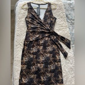 Deborah Viereck Snakeskin Pattern Dress